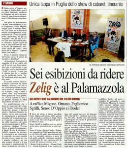 “Zelig Show” uno spettacolo da ricordare 01